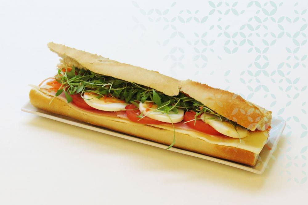 Guimard Food - Baguette grise - jambon - fromage